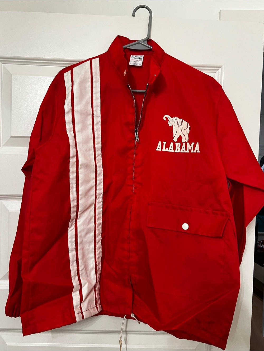 Vintage University of Alabama 1970s Ebert Racing Team Lightweight Jacket